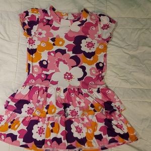 Short-Sleeved, Flowered Gymboree Dress (Girls 10)